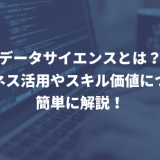 データサイエンスとは？ビジネス活用やスキル価値について簡単に解説！